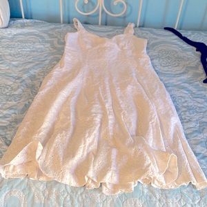 White Lacey summer dress